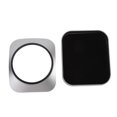 thumbnail image 1 of Camera Lens Hood, Square Metal Anti Glare Hood w Flash Compatibility, Aluminum Alloy Scratch Protection Precise Fit, 1 of 7