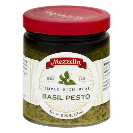 Mezzetta Basil Pesto, 6.25 OZ (Best Herbs For Spaghetti Sauce)