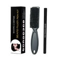 thumbnail image 3 of 2 Relleno de barba impermeable shamjiam lápiz Afilar y definir barba Negro Pluma de barba de hombres, 3 of 6