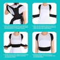 thumbnail image 4 of HZKAICUN Back straightener, upgrade posture correction ProfessionaUSy comfortable back posture trainer, improve posture and relieve pain from neck back shoulder, 4 of 6