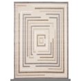 thumbnail image 1 of ECARPETGALLERY Tia Taupe Indoor/Outdoor Rug, 1 of 9
