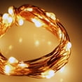 thumbnail image 3 of 30 LED Battery Operated Natural Copper Fairy String Light - WARM WHITE, 3 of 3