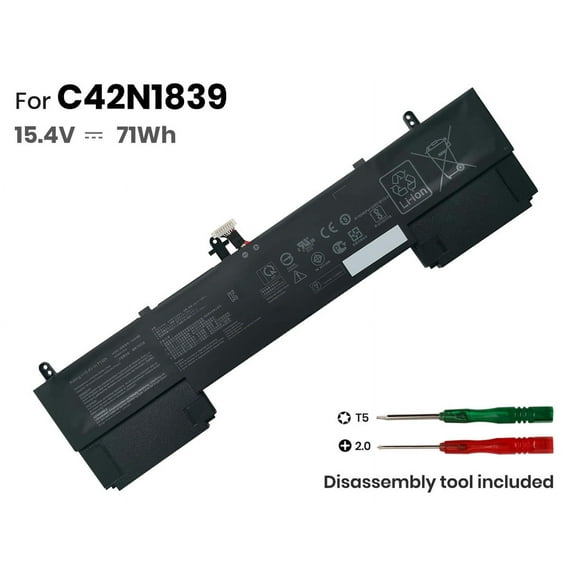 C42N1839 Battery for Asus ZenBook 15 UX533FAC UX534FTC-A8361T 71Wh 4 Cell