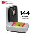 thumbnail image 2 of 3M P100 Respirator Cartridge/Filter 7093CB, 72 Pairs, Hydrogen Fluoride, Nuisance Level Organic Vapor and Acid Gas Relief, 2 of 5