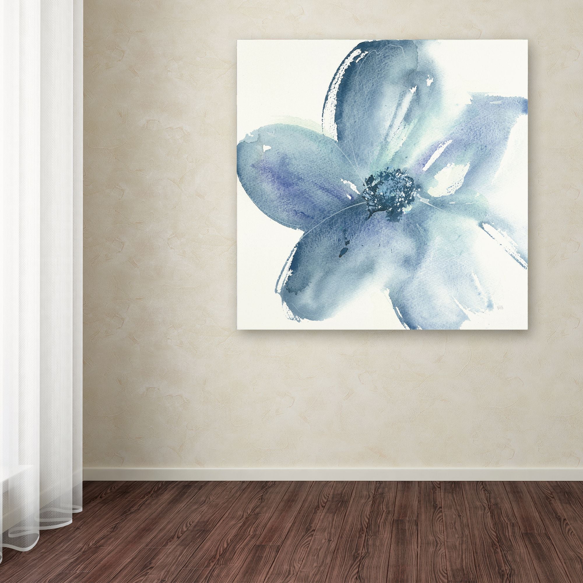 Trademark Fine Art 'Indigo Mint I' Canvas Art by Chris Paschke