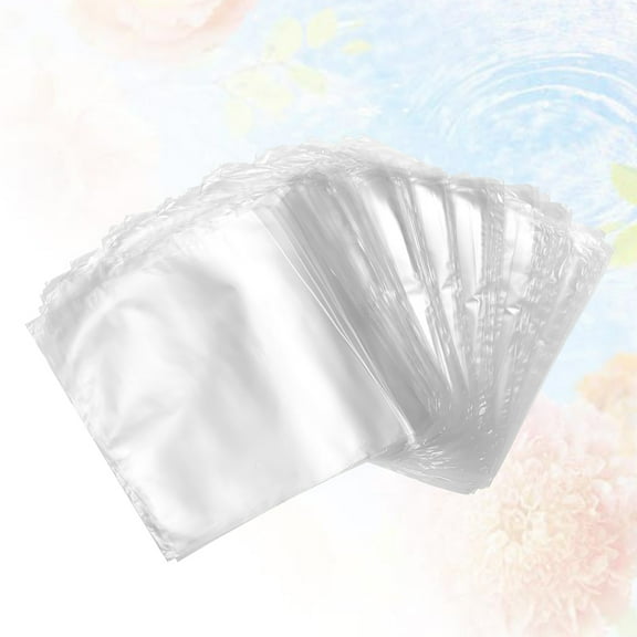 STRANDCHIC 100Pcs Clear Shrink Wrap Bags for Business Owners and Craft Makers 11.79X7.86X0.04in