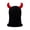 Solid color little d, variant on JZROCKER 2000s Horn Hat Unisex Outdoor Activity Warm Caps Photo Accessory
