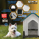 thumbnail image 4 of KE WOOW Casa Térmica para Mascotas, Ideal para Viaje, Abatible, Grande, Incluye Colchón y Placa Personalizada, Color Azul KE WOOW Casa térmica colapsable, 4 of 11