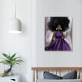 thumbnail image 3 of Nawypu African Woman Canvas Wall Art African American Woman Poster Fashion Wall art Prints Painting African Girl Artwork Pictures Wall Decor, 3 of 4