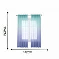 thumbnail image 2 of AUQ 2 Panel Sets Bedroom Curtains 78 Inch Length Sheer Curtain Pink Purple Ombre Curtains Rod Pocket Drapes for Girls Living Room Mermaid Bedroom Nursery Kid Window Decor Curtain Sheers, 2 of 7