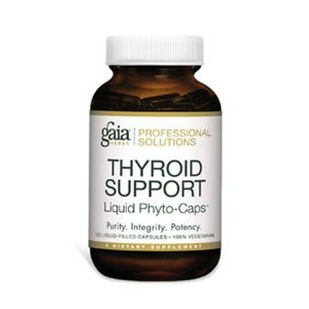Gaia Herbs Thyroid Support Vegetarian Liquid Phyto-Capsules, 120