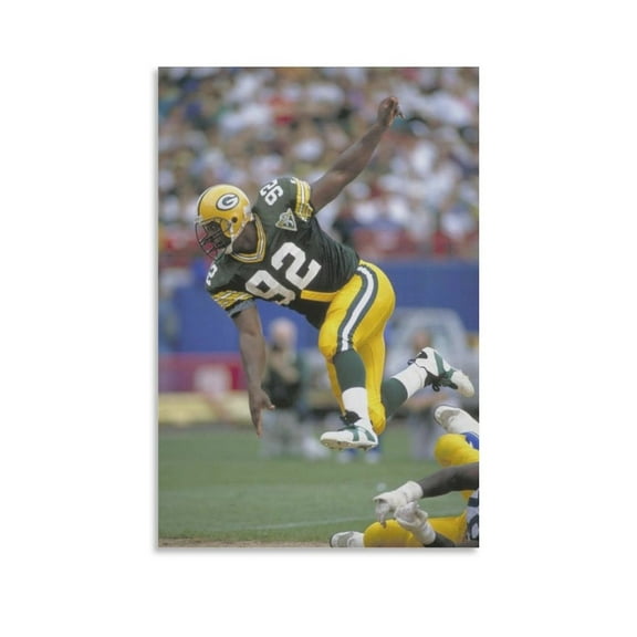 Reggie White Canvas Poster 7 Art Poster Canvas Painting Decor Wall Print Photo Gifts Home Modern Decorative Posters 12x18inch(30x45cm)