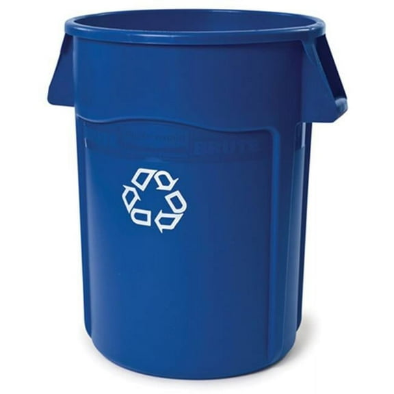 Brute with Vents Recycle Container, Blue
