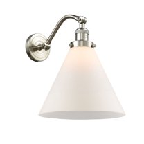 515-1W-SN-G41-L-Innovations Lighting-Cone - 1 Light Wall Sconce In Industrial Style-14 Inches Tall and 12 Inches Wide-Brushed Satin Nickel