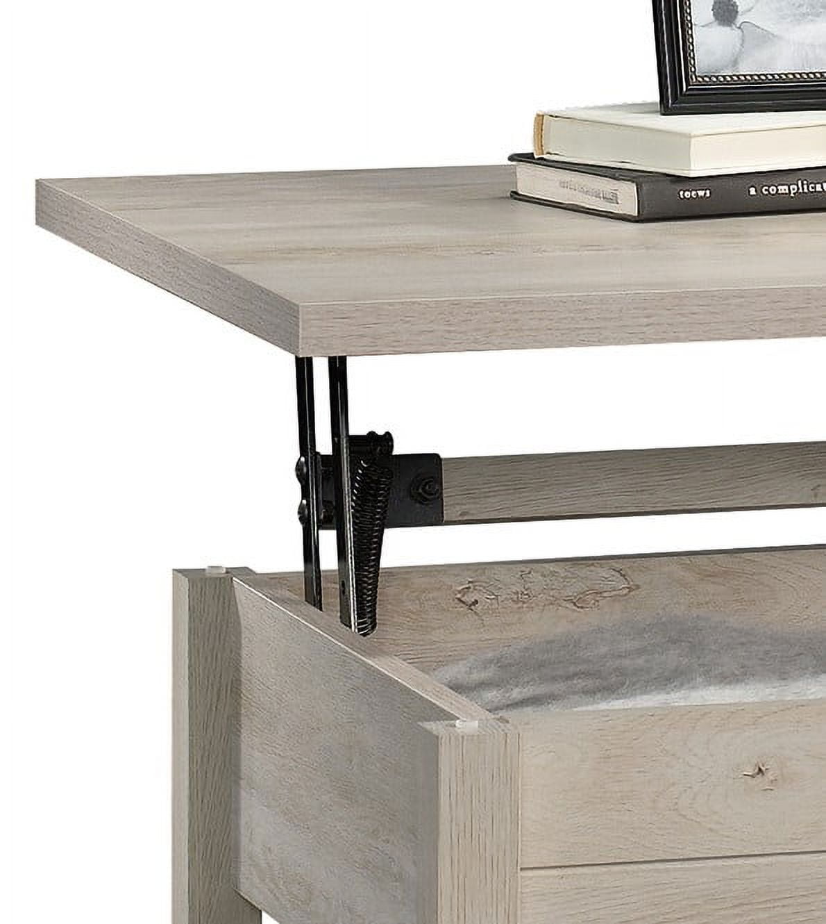 Better Homes & Gardens Modern Farmhouse Lift Top Coffee Table, Rustic White Finish