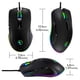 thumbnail image 4 of 2 ratones USB C tipo C ergonómicos con cable y RGB para juegos, ratón óptico, 4 of 4