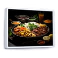 thumbnail image 2 of Designart "Impressions Of Aromatic Cuban Cuisine IV" Cuba Floater Framed Canvas Prints, 2 of 5