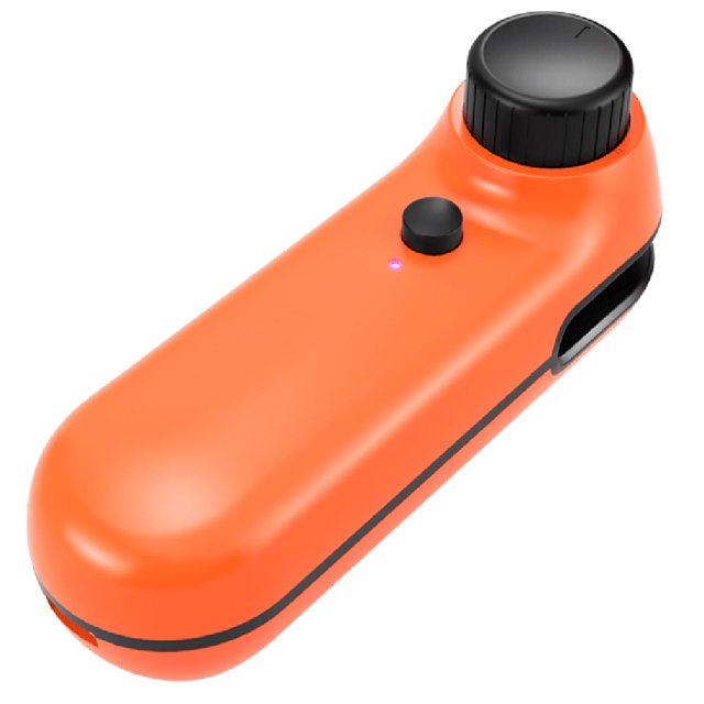 Sellador de calor Cortadora recargable, máquina reselladora de bolsas portátil, miniselladora de bolsas (naranja)