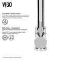 thumbnail image 5 of Vigo Pull-Out Spray Kitchen Faucet with Soap Dispenser, Chrome, 5 of 9