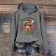 thumbnail image 2 of WILLBEST Sudaderas Deportivas Mujer Invierno Navidad Vaca Santa Sudadera con Capucha Chica​​, 2 of 4