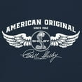 thumbnail image 3 of American Original Shelby Since 1962 Women's V-Neck T-shirt Cobra Wings Classic Muscle Car GT500 Mustang Powered by Ford Tee, 3 of 7