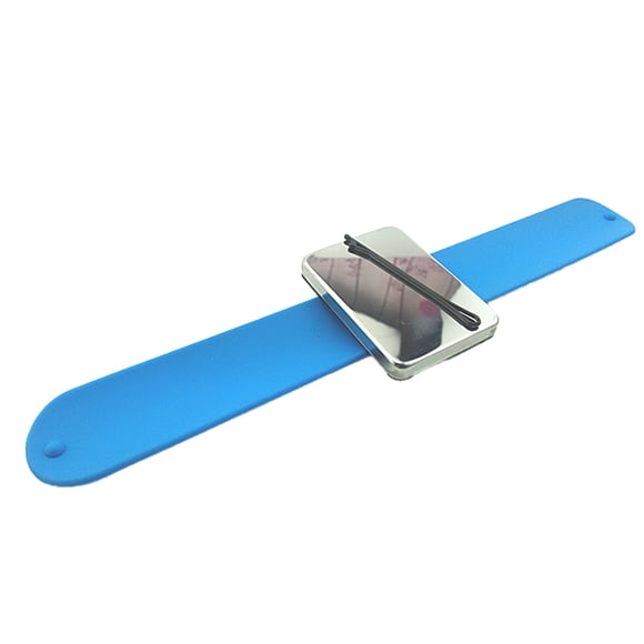 Seitruly Alfiletero Quicky-stick Compact Cuff Delicado Conveniente Herramienta de peluquería Accesorio de peluquería para Cuidado del cabello azul