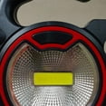 thumbnail image 2 of Multifunctional Camping Lantern with Flashlight, LED COB Work Light Portable Handheld Light in Red for Outdoor Hiking, 2 of 4