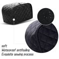 thumbnail image 4 of Dust cover for toaster, Toaster cover, Cover for 2/4-slot Toaster grey M, 4 of 5