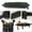 455#Black, variant on Professional Construction Tool Belt with Multi Pockets Work Apron for Electrician Carpenter Framer, Adjustable Detachable Heavy Duty Tool Belt with Tape and Hammer Loops for Jobsite Storage