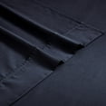 thumbnail image 3 of Superior Solid 1200-Thread Count Cotton Blend Sheet Set, Full, Navy Blue, 3 of 6