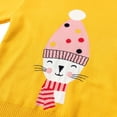 thumbnail image 4 of Toddler Little Girls Boys Cartoon Printed Sweater Kids Knitted Warm Pullover Tops 2-7Y, 4 of 6