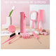 thumbnail image 2 of Kit De Peines Regadera Pinzas De Cabell Set De Peines Cepill Xtellar rosa, 2 of 3