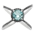 thumbnail image 3 of Natural Sky Blue Topaz 925 Sterling Silver Ring s.7.5 Jewelry DGR1115_A_7.5 R-1244, 3 of 7