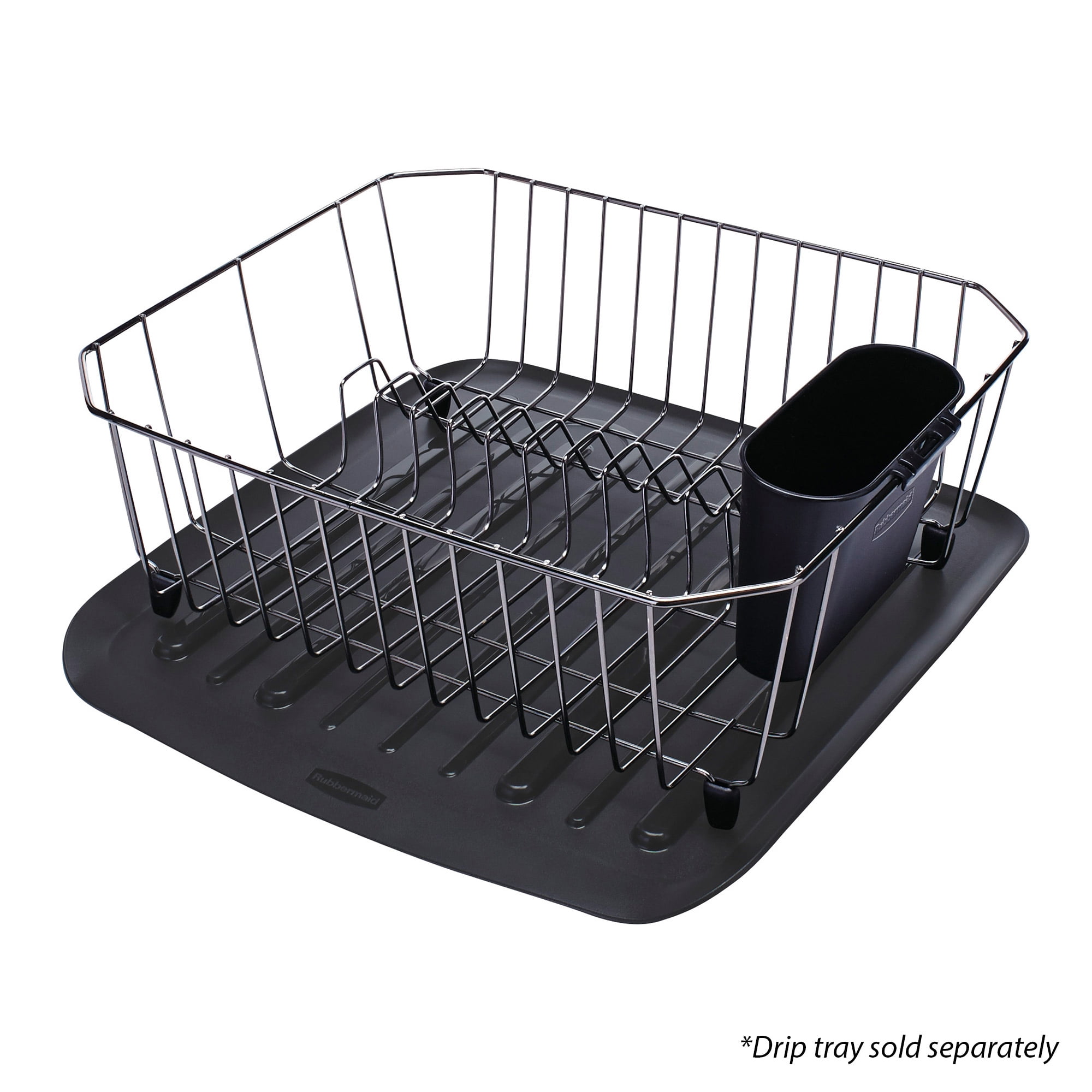 Rubbermaid Drainer Black Chrome Small