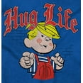 thumbnail image 2 of Dennis The Menace Hug Life Joke Romper Boys or Girls Infant Baby Brisco Brands NB, 2 of 6