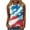 Multicolor, variant on Womens Tops Plus Size Independence Day Sleeveless Round Neck Casual T-shirt Multicolor XXXL