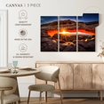 thumbnail image 4 of Elephant Stock Mesa Arch Sunrise Canyonlands Ii Wall Art - Horizontal Multi Panel Canvas - Living Room Wall Decor - Nature Multi Panel - Blue And Brown Decor By Scott Stulberg - 23" x 14", 4 of 4