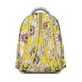 thumbnail image 3 of "Wildflower Backpack with Sunflower Accents - Water-Resistant School & Work Backpack for Women, Comfortable Shoulder Straps, Fashionable Floral Pattern", 3 of 6