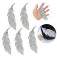 thumbnail image 4 of Leaves Pattern Rhinestones Adhesive, Leaf Pattern Self-Adhesive Sticker, Anti-Rust Automobiles For Luggage Household Furniture Belts, 4 of 8