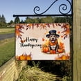 thumbnail image 3 of Happy Thanksgiving Pitbull Welcome Thankful Fall Autumn Pumpkin Horizontal Metal Aluminum Sign Terrier Dog Lover Wall Art Home Decor - 02021, 3 of 5