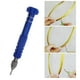 thumbnail image 3 of Punzón para colocar cuerdas de raqueta de bádminton, 12,4 cm, acero inoxidable Azul, 3 of 8
