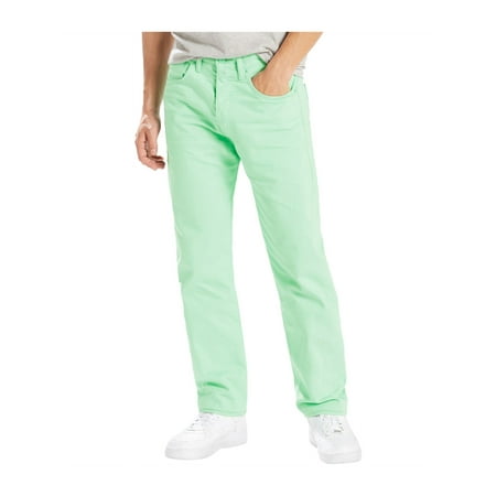 Levi's Mens Shrink-to-Fit Straight Leg Jeans green 36x32 | Walmart Canada
