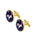 thumbnail image 2 of Unicorn Men's Cufflinks for Formal Attire, Stainless Steel Men's Cufflink for Business and Special Occasions, 2 of 6