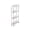 White, variant on WEXOPE 4-Tier Kitchen Shelving Unit with Wheels – Multi-Tier Storage Rack for Narrow Spaces - Durable Plastic & Stainless Steel - Versatile Organizer for Kitchen, Bathroom, and Living Room