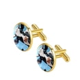 thumbnail image 2 of Cattle Elegant Cufflinks for Formal Attire | Stylish Stainless Steel Silver Jewelry for Men | Ideal for Weddings and Business Meetings, 2 of 6
