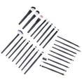thumbnail image 1 of 25Pcs Makeup Brushes Complete Set For Women Sensitive Travel And Daily Life Black Plastic Handle, 1 of 3