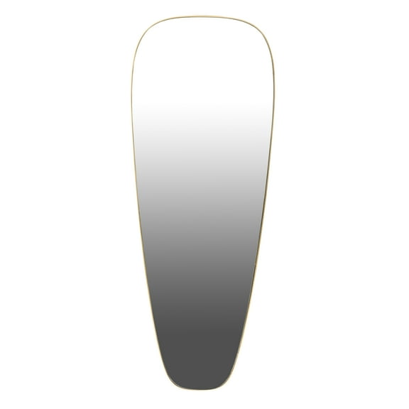 A&B Home Teardrop Framed Wall Mirror - Gold Finish
