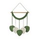 thumbnail image 1 of Tapiz de macramé para pared, tapiz de hojas, decoración bohemia, artesanía, hecho a mano, tejido Verde, 1 of 9