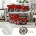 thumbnail image 6 of Red Christmas Outdoor Pillow Covers 24"x24" Set of 2,Waterproof Throw Pillow Covers for Patio Furniture,Snowman Truck Xmas Tree Ball Snowflake Winter Decorative Cushion Pillowcases for Garden Sofa, 6 of 9