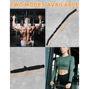Fitarc 40 Inch Lat Pulldown Attachment with Extra-Wide Non-Slip Grip, Portable, Easy to Install